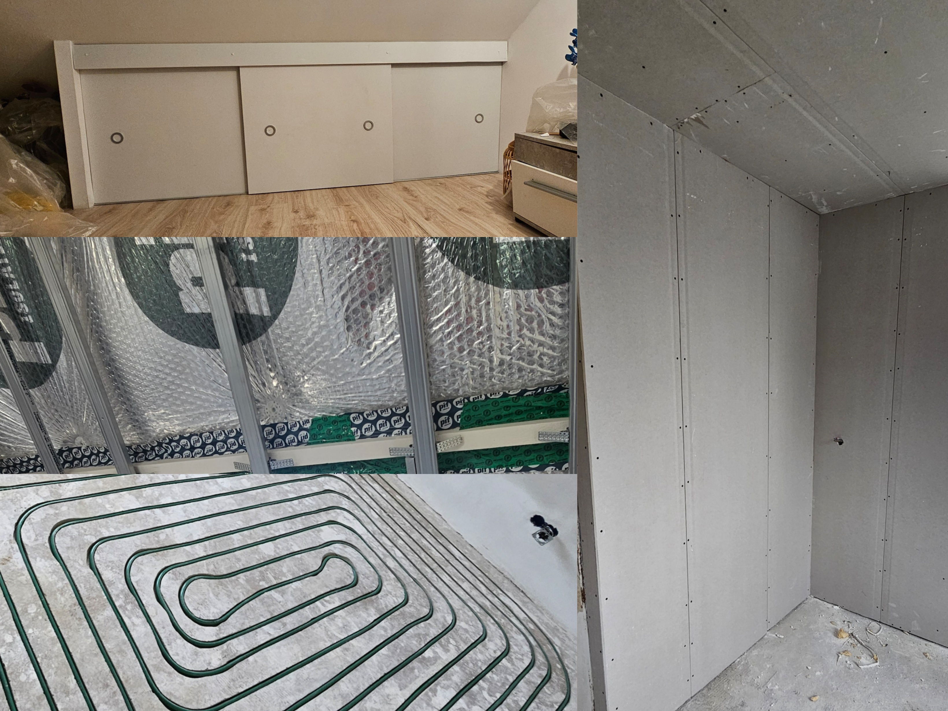 RENOVEX – Full Attic Renovation with Roof Insulation, Underfloor Heating and Custom Storage Luxembourg